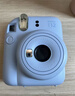 富士（FUJIFILM）立拍立得mini12 mini11/7/9 一次成像旅游相机即拍即得相纸 圣诞礼物 年会奖品 Mini12 绣球蓝【双旦特惠】 官方标配【不含相纸】 实拍图