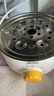 美的（Midea）煮蛋器 蒸蛋器 单层7颗蛋 家用自动断电迷你鸡蛋羹神器防干烧不锈钢便携式MZ-ZDE1601 实拍图