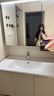 九牧（JOMOO）浴室柜 陶瓷一体盆铝合金智能洗手盆柜组合100cm A2750-76AT-Z1 实拍图