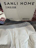 三利男士内裤纯棉7A抗菌大码男生四角裤头透气 夜黑+薄雾灰+石墨灰 实拍图