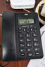 得力（deli）电话机座机 固定电话 办公家用  免提通话 大字按键 来电显示  33490黑 实拍图