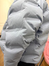 Dickies羽绒服 全身压印印花羽绒服 保暖外套上衣DK010807 浅灰蓝 L 充绒量:169g 实拍图