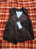 马登工装美式复古猎装马甲灯芯绒背心阿美咔叽坎肩英伦风外套男秋 咖啡色 L 实拍图