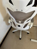 朗域轩品人体工学电竞椅人工力学座椅久坐护腰宿舍游戏电脑椅子可躺写字椅 【升级四向腰托】蝶翼白丨乳胶-4级气杆 120-155度(含) 联动扶手 四向腰托 实拍图