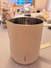 SIMELO咖啡杯拉花缸咖啡拉花杯304不锈钢奶泡杯600ML米色旗舰版 实拍图