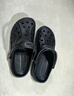 卡骆驰（CROCS）洞洞鞋贝雅男鞋女鞋轻便耐磨一脚蹬拖鞋休闲鞋|10126 黑色-001 41 /42(260mm) 实拍图