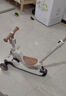 乐卡（Lecoco）儿童滑板车宝宝折叠滑行车2-6岁可坐三合一溜溜车 V3丝绒摩卡 实拍图