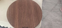 双枪黑金檀木整木切菜板加厚加大圆形砧板实木家用案板面板菜墩35*2.5 实拍图