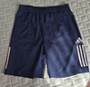 阿迪达斯短裤男夏季透气薄款宽松休闲运动梭织五分裤 蓝/白 1CS-BUW  L  实拍图
