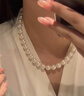伊灿正圆施家仿珍珠项链女轻奢小众高级感锁骨链2025新款爆款气质颈链 正圆施家大珍珠项链10mm主图款 实拍图