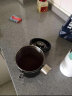 乐意猫（LOOYCAT）不锈钢咖啡豆密封罐 单向排气阀储存罐 茶叶坚果奶粉食品保鲜罐 贵族黑（含量豆勺）1800ml 实拍图