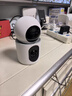 华为智选鸿蒙智选500万+500万双摄监控摄像头家用器360度无死角带夜视海雀室内安防看护双雀Max白重磅新品 实拍图