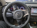 四万公里吸汗防滑真皮方向盘套四季通用夏季夏天把套【O形】-防滑款黑色 实拍图