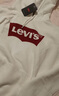 Levi's【特价来袭】李维斯情侣同款经典宽松休闲logo套头连帽卫衣 白色 19622-0018 L 实拍图