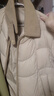 雅鹿【90%鹅绒】羽绒服女士短款2025秋冬季新款保暖通勤拼接百搭外套 卡其色 M (160) 实拍图