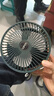 电风扇伸缩折叠小风扇宿舍家用静音充电型办公台式USB桌面宿舍大风力夏台面落地两用折叠电风扇 颜色随机 直插款无档位开关1个装 实拍图