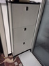 家世华（JIA SHI HUA）超薄入户门鞋柜家用门口2023新款进门一体靠墙翻斗式大容量收纳柜 轻奢灰50*17*120【单层放鞋】 实拍图