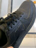 特步男鞋运动鞋空军一号情侣板鞋百搭休闲鞋时尚耐磨防滑运动鞋潮板鞋 黑/黑底【女款新版】 38 实拍图