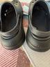 卡骆驰（CROCS）檀健次同款经典泡芙洞洞鞋百舒适男沙滩鞋女鞋休闲鞋|207521 黑色-001(含智必星) 44 (280mm) 实拍图