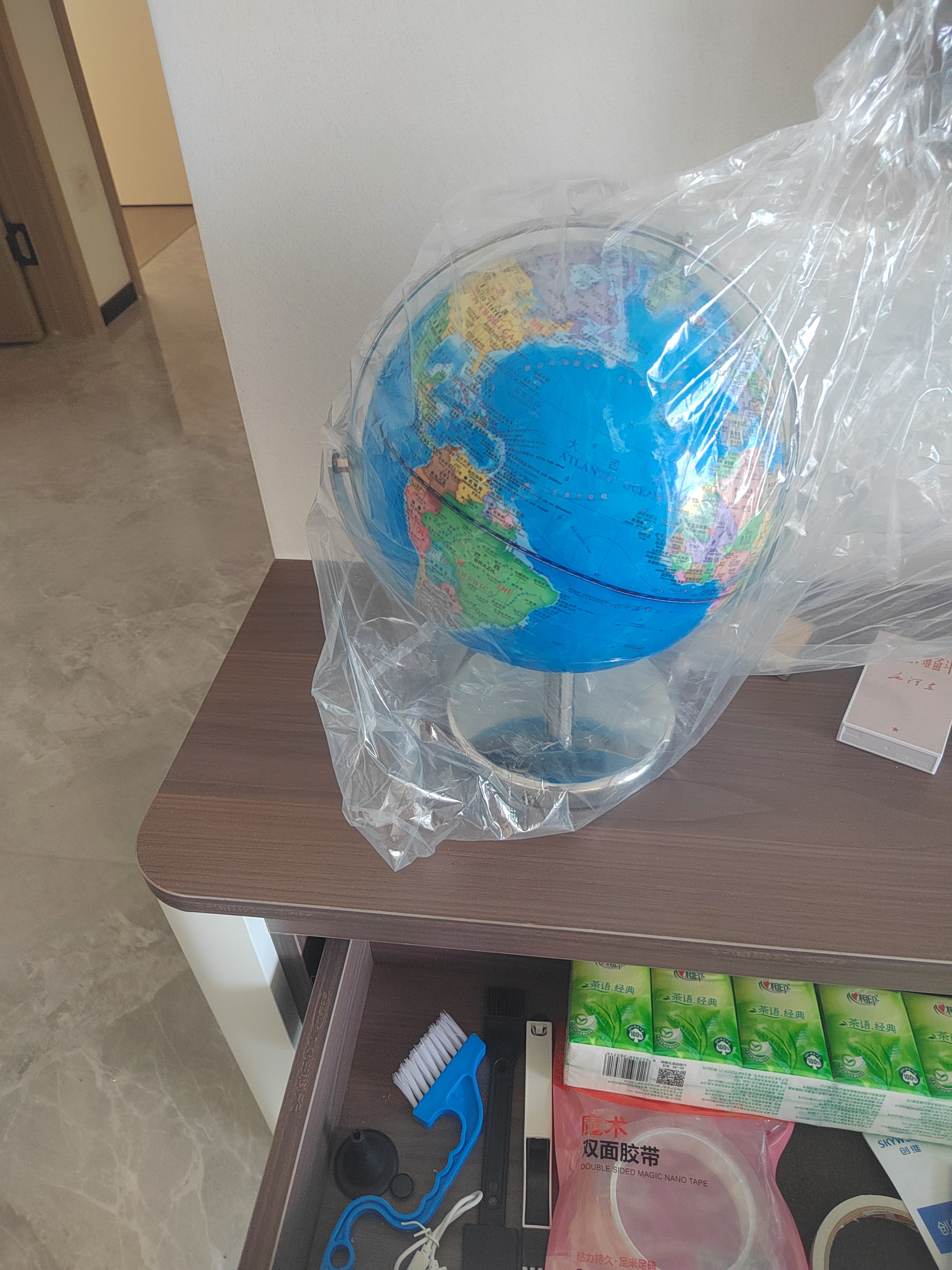 晨光（M&G） 地球仪大号教学摆件礼物AR智能初中小学高中客厅用台灯生日创意3d立体开学季必备用品 【教学版】25cm+720°+无极灯+AR 实拍图