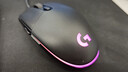 罗技（G）G102第二代游戏鼠标 RGB流光灯效鼠标 轻量化  游戏级8000DPI传感器 黑色 200-8000DPI 实拍图