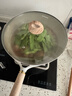卡罗特 有钛不粘锅炒锅麦饭石色煎炒锅炒菜锅具电磁炉炒锅燃气灶通用 32cm炒锅-带盖+硅胶铲 32cm 实拍图