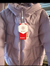 坦博尔羽绒服女短款秋冬连帽宽松保暖女士外套厚TD236356 芝袊紫 175  实拍图
