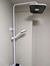 九牧（JOMOO）花洒淋浴套装雅白琴键自动除垢精铜水路淋浴器36602-536/KB-1 实拍图