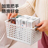 京东京造白豆腐镂空收纳篮杂物收纳筐橱柜卫浴收纳干湿两用3只装大号矮款 实拍图
