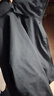 优衣库合作款/女装男装PUFFTECH空气棉服连帽外套480064 08 深灰色 2XL 实拍图