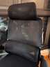 黑白调P4 Pro人体工学电脑椅子办公椅可躺午休椅电竞椅久坐舒适老板椅 耀黑(2D腰托+155°带脚托可躺） 实拍图