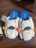 细细条（XIXITIAO）趣味情侣棒球棉拖鞋男女冬家居防滑保暖可爱个性毛毛鞋ins 白蓝色【可爱棒球】 40 -41【标准码】 实拍图