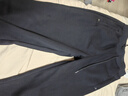 红蜻蜓（RED DRAGONFLY）休闲裤男加绒纯棉简约时尚百搭柔软舒适亲肤运动男长裤子黑色2XL 实拍图