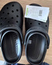 卡骆驰（CROCS）洞洞鞋贝雅男鞋女鞋轻便耐磨一脚蹬拖鞋休闲鞋|10126 黑色-001 44 (280mm) 实拍图