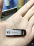 闪迪（SanDisk）128GB U盘 CZ73 时尚蓝色 安全加密 数据恢复 学习电脑办公投标 小巧便携 车载 大容量金属优盘 实拍图