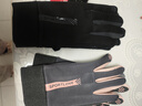 【京东物流】手套男士冬季加绒骑行电动车防滑触屏开车保暖手套女 【掌心防滑 可触屏】女士灰色 均码 1双 掌围女17-21男18-23cm 实拍图