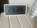 京东京造大屏温湿度计 时钟室内家用婴儿壁挂桌面电子湿度计高精度传感器 实拍图
