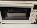 美的（Midea）35L家用多功能烘焙电烤箱 双层玻璃门/精准控温/热风烘烤/搪瓷内胆 PT3530W-D 实拍图