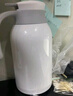 京东京造保温壶 家用大容量热水瓶户外保温暖水壶 304不锈钢白色2.2L 实拍图