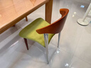 全今中古餐椅实木靠背椅子高级感设计师原创复古侘寂风家用大C餐桌椅 复古绿丝绒坐垫-中古加厚实木靠背 质保5年 店长推荐 实拍图