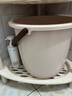 五月花洗衣泡脚洗澡桶 16L耐用加厚清洁塑料手提水桶多用桶带盆水桶  实拍图