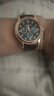 【网红爆款】商务腕表石英运动表休闲皮带男女手表 黑色 实拍图