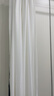 铭聚布艺幻影纱帘 透光不透人客厅阳台挂钩白色窗纱2.5米宽*2.4米高1片 实拍图