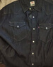 Levi's李维斯男士经典宽松蓝色牛仔衬衫时尚简约美式水洗情侣外套 深蓝色 S 实拍图