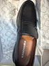 康奈 男鞋牛皮鞋圆头套脚正装男鞋舒适一脚蹬中老年爸爸商务休闲鞋41 实拍图
