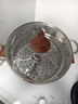 cookerbene汤锅麦饭石色不粘锅加深大容量炖煮锅微压煲汤锅电磁炉燃气通用 双木耳汤锅【含不锈钢蒸笼】 28cm 实拍图