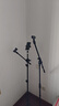 金正（NINTAUS） 麦克风话筒支架专业舞台落地压杆伸缩三脚架开会演讲麦架落地式舞台KTV无线电容麦立式支架 HY-23 实拍图