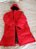 雪中飞【蓄热】童装儿童羽绒服男童女童纯色中大童拼接羽绒服红色160cm 实拍图