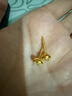 千叶珠宝泡泡耳钉黄金镶嵌耳饰百搭送女友妈妈计价 金重约1.78g/黄金镶锆养耳针 足金耳钉/支持多退少补 实拍图