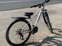 千里达（TRINX）M985ELITE山地自行车禧玛诺21速油压碟刹学生成人通勤上班单车 霞光银- 21速 27.5*15寸 推荐:150-170cm左右 实拍图